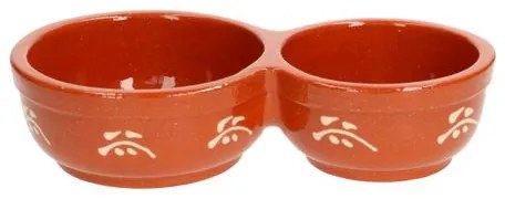 Olijfschaaltje met takjes, terracotta
