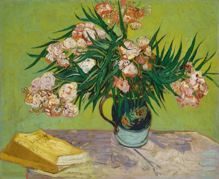Kunstreproductie Oleanders (1888), Vincent van Gogh