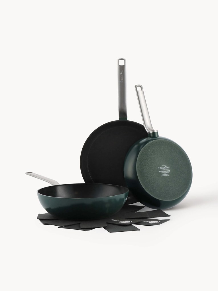 Pannen Evolution met antiaanbaklaag, 3-delig