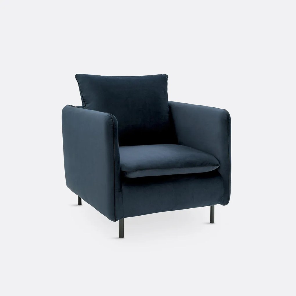 Fauteuil in fluweel, Ivete