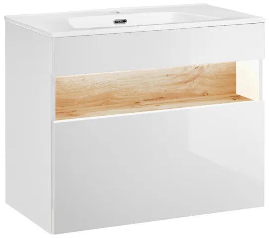 Comad Bahama White 821 FSC onderkast 80cm wit