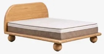 Bicheno Mangohouten Bed Mangohout & 200 X 200 Cm & 200 X 200 - Benoite - Sklum