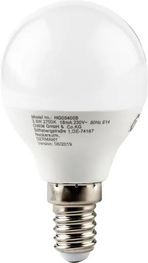 Dimbare LED-lamp E14, peer