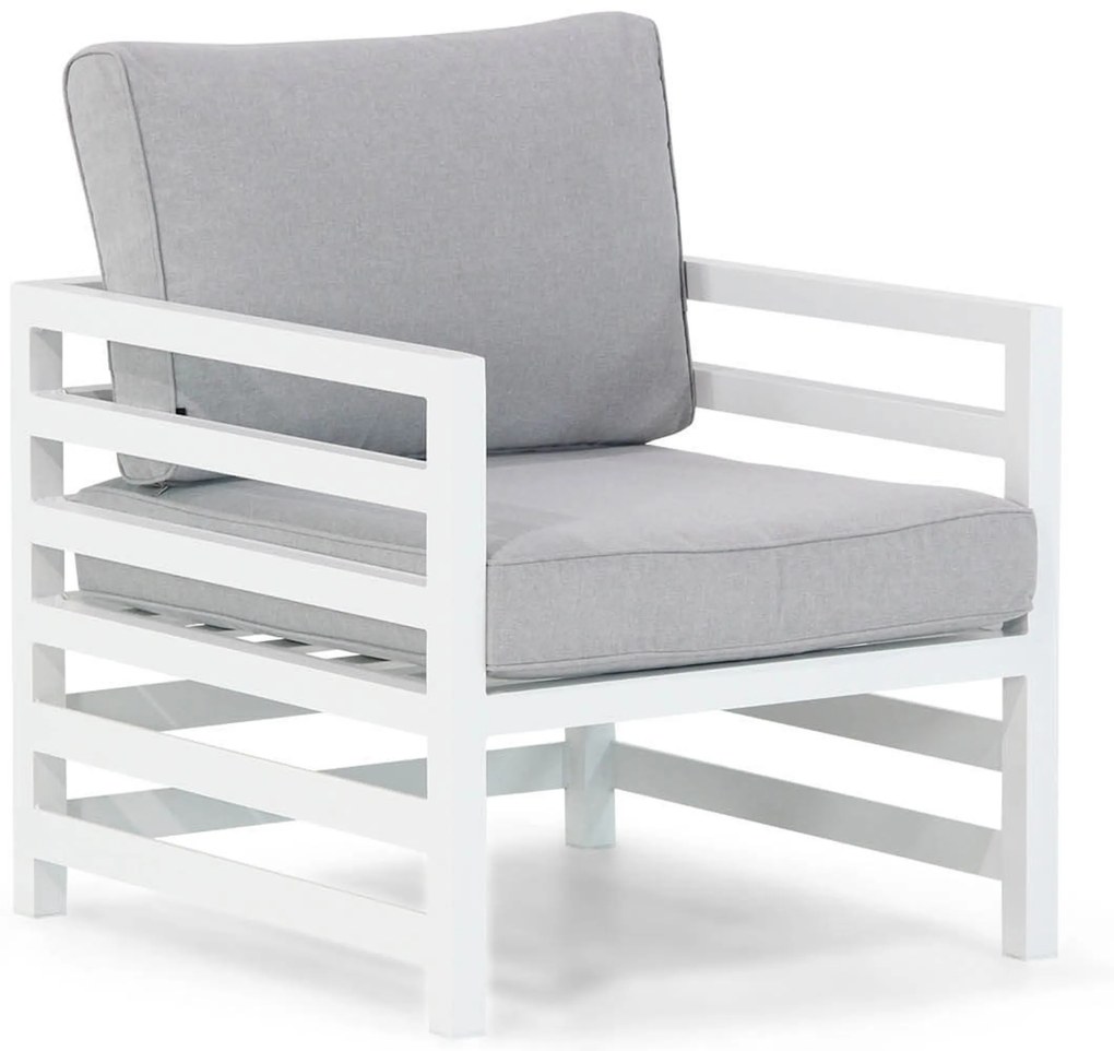 Tuinstoel Aluminium Wit Domani Furniture Linde white