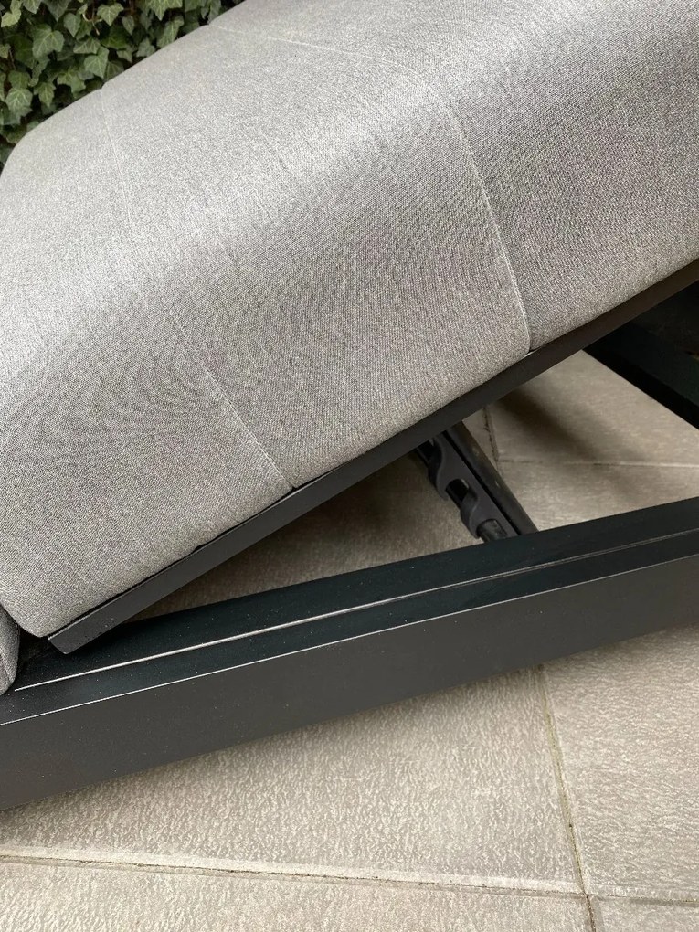 Mexico ligbed 200x85 cm. - Sunbrella/Light grey