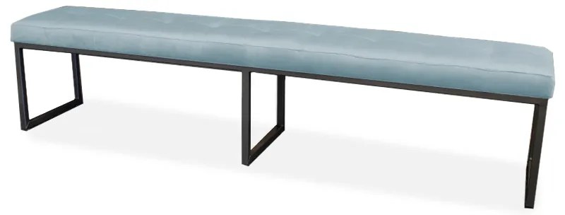 Eetkamerbank - Atlanta - stof Element lichtblauw 16 - 160 cm