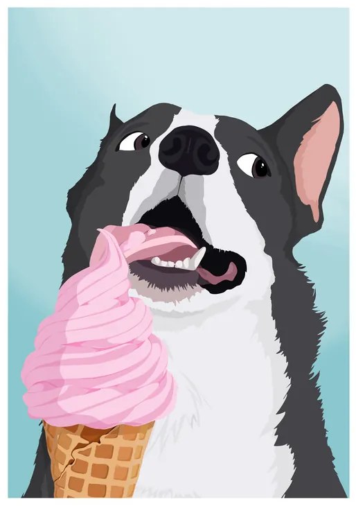 Ilustratie Icecream Stealer, ByKammille