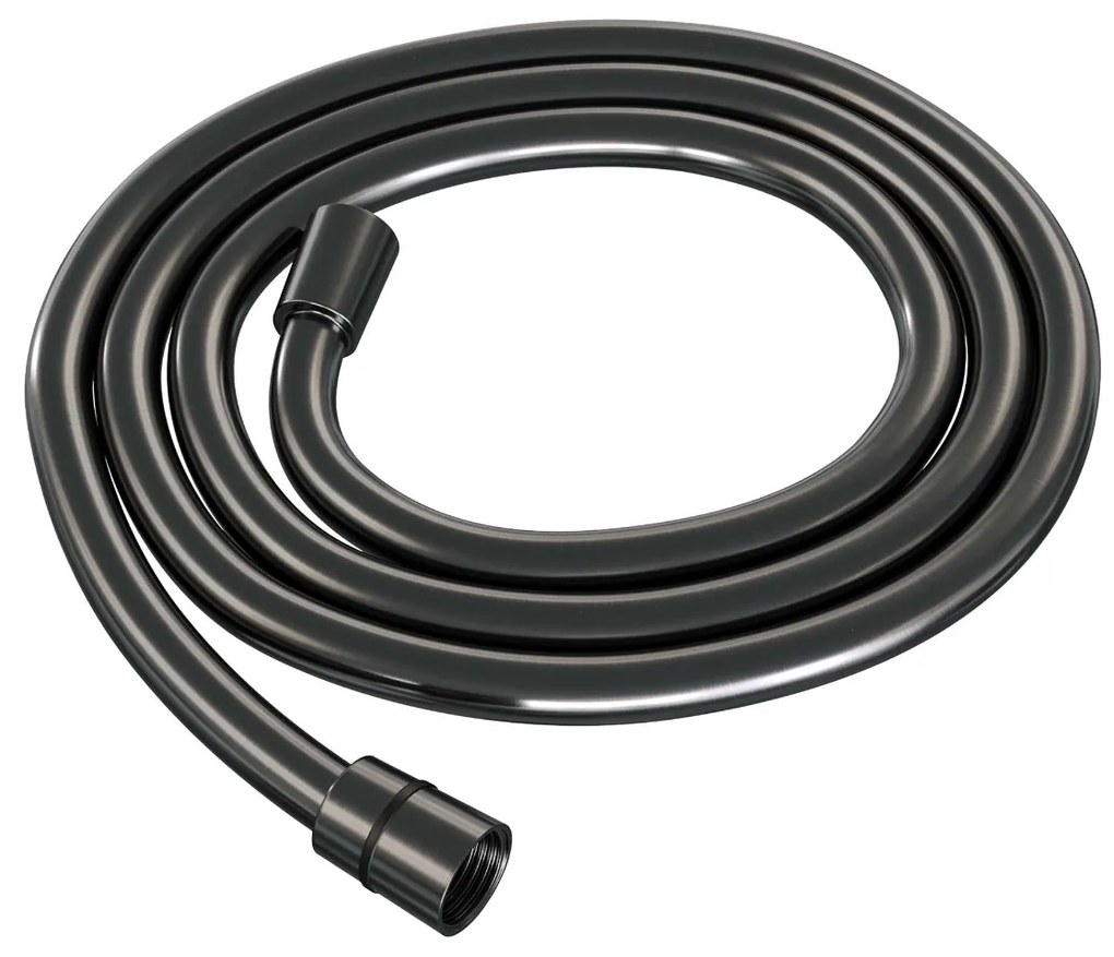 Brauer Gunmetal Edition opbouw regendoucheset met staafhanddouche en hoofddouche 30cm gunmetal geborsteld PVD