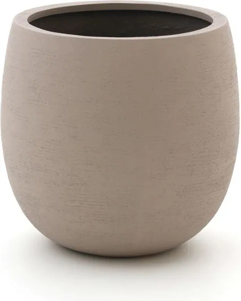 + 10% kassakorting | Bloempot Luca Lifestyle Terreno | Taupe Kunststof  | ø55cm | Geschikt voor buiten en binnen | Kees Smit Tuinmeubelen