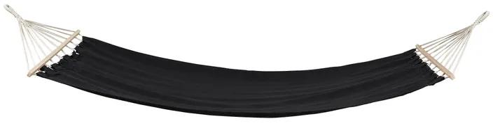 Hangmat aan stok - zwart - 90x265 cm