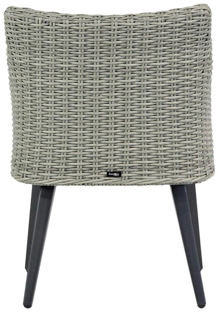 Tuinstoel Wicker Grijs-antraciet Garden Collections Milton