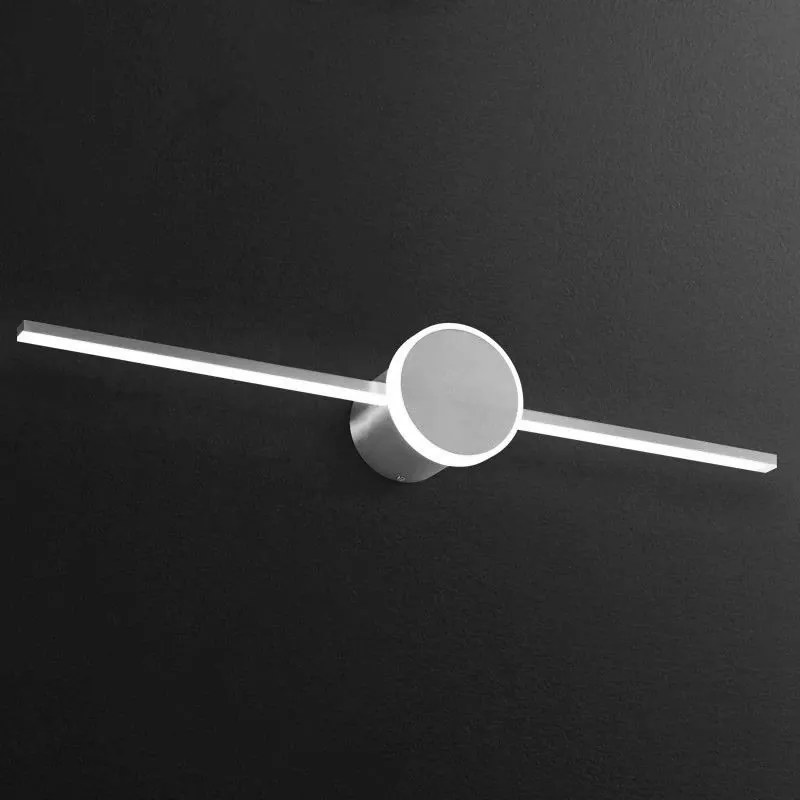 Badkamer wandlamp LED Rond Chroom 80cm APP847-1W