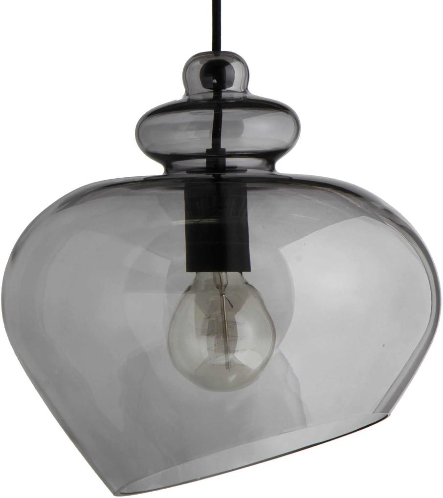 Frandsen Grace hanglamp large grijs met zwarte fitting