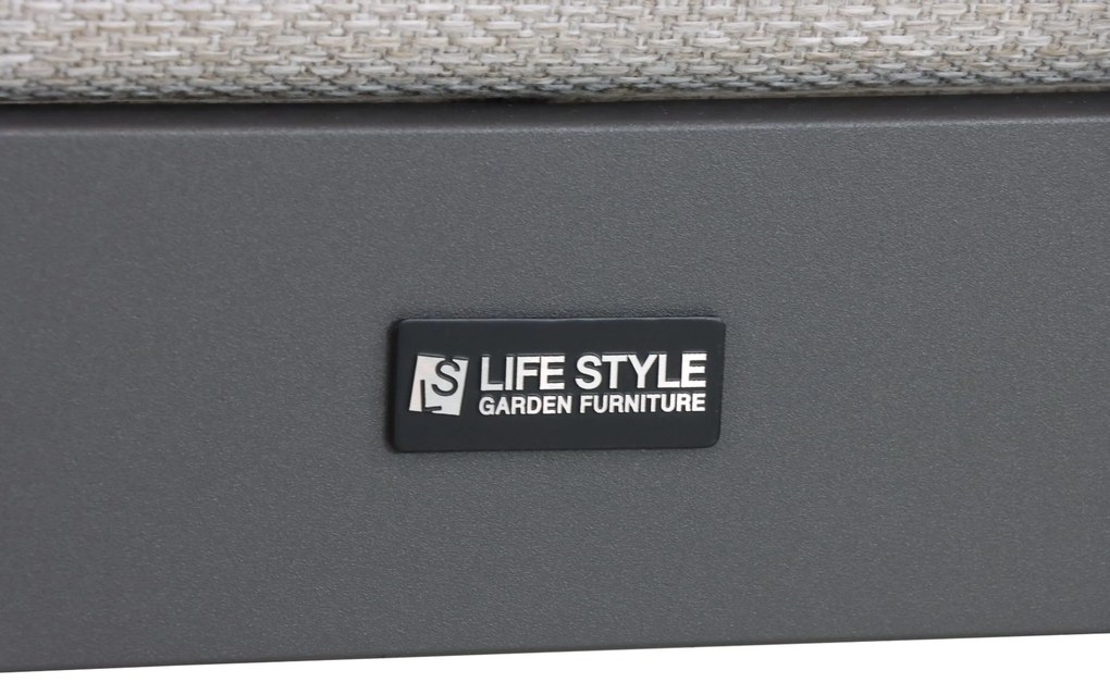 Tuinstoel Aluminium Grijs-antraciet Lifestyle Garden Furniture Luca