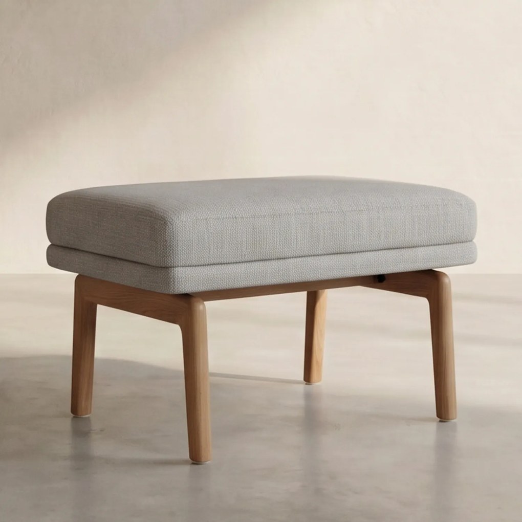 Scandinavische Hocker Met Eiken