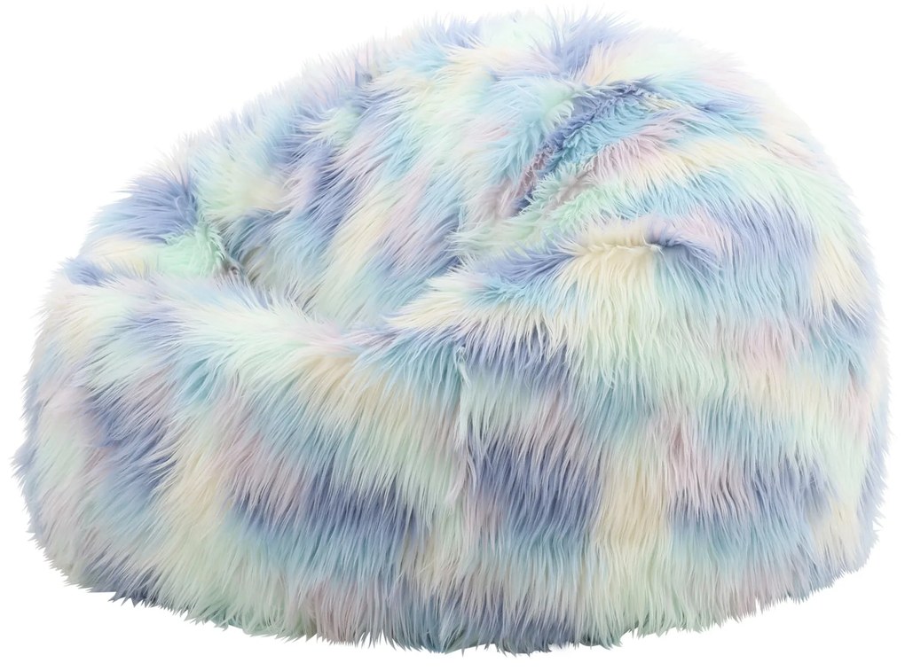 Cloudy Faux Fur Zitzak - Multicolour