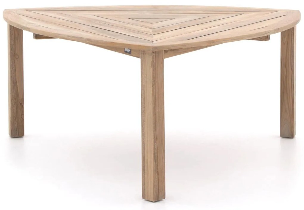 + 15% kassakorting | Tuin eettafel ROUGH | Driehoek  | Tuintafel Teakhout | 170x170cm | 6 personen | Kees Smit Tuinmeubelen
