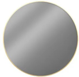 Looox Mirror Gold Line Round ronde spiegel 70cm mat goud SPGLR700