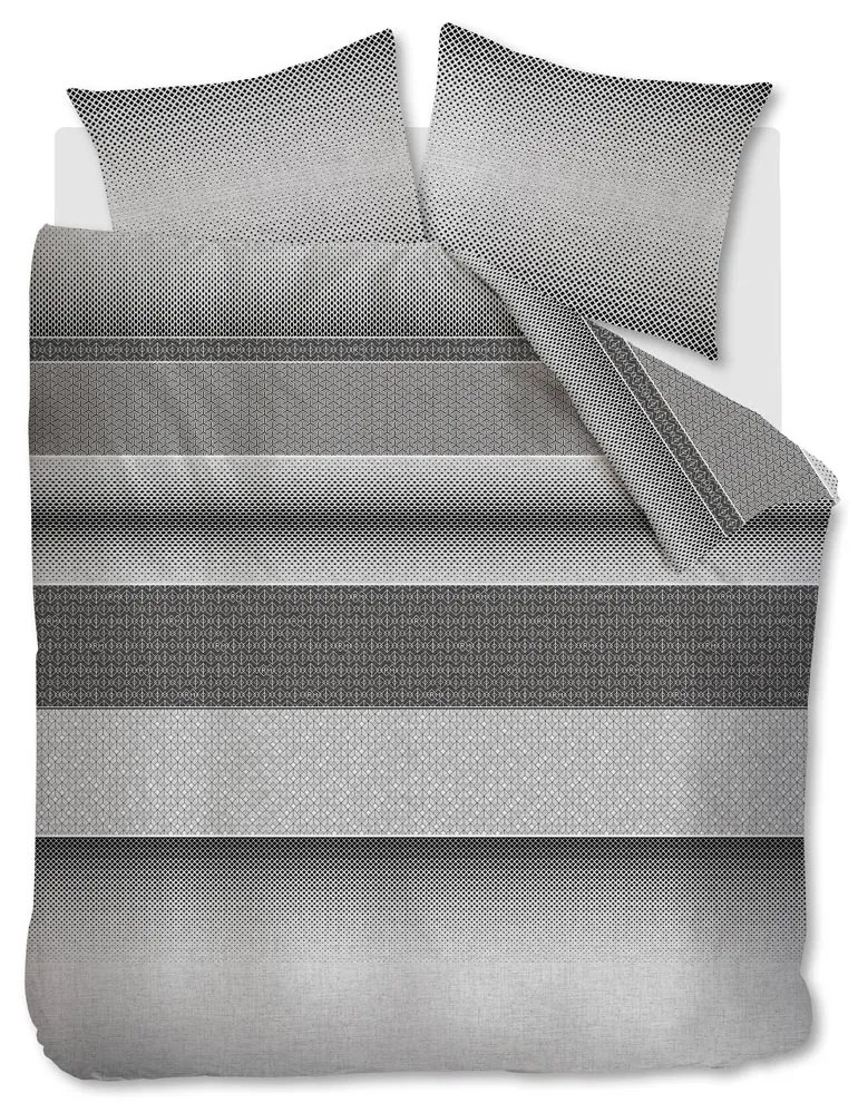 Rivièra Maison - RM Retrograde Pillow Cover grey 60x70 - Kleur: grijs