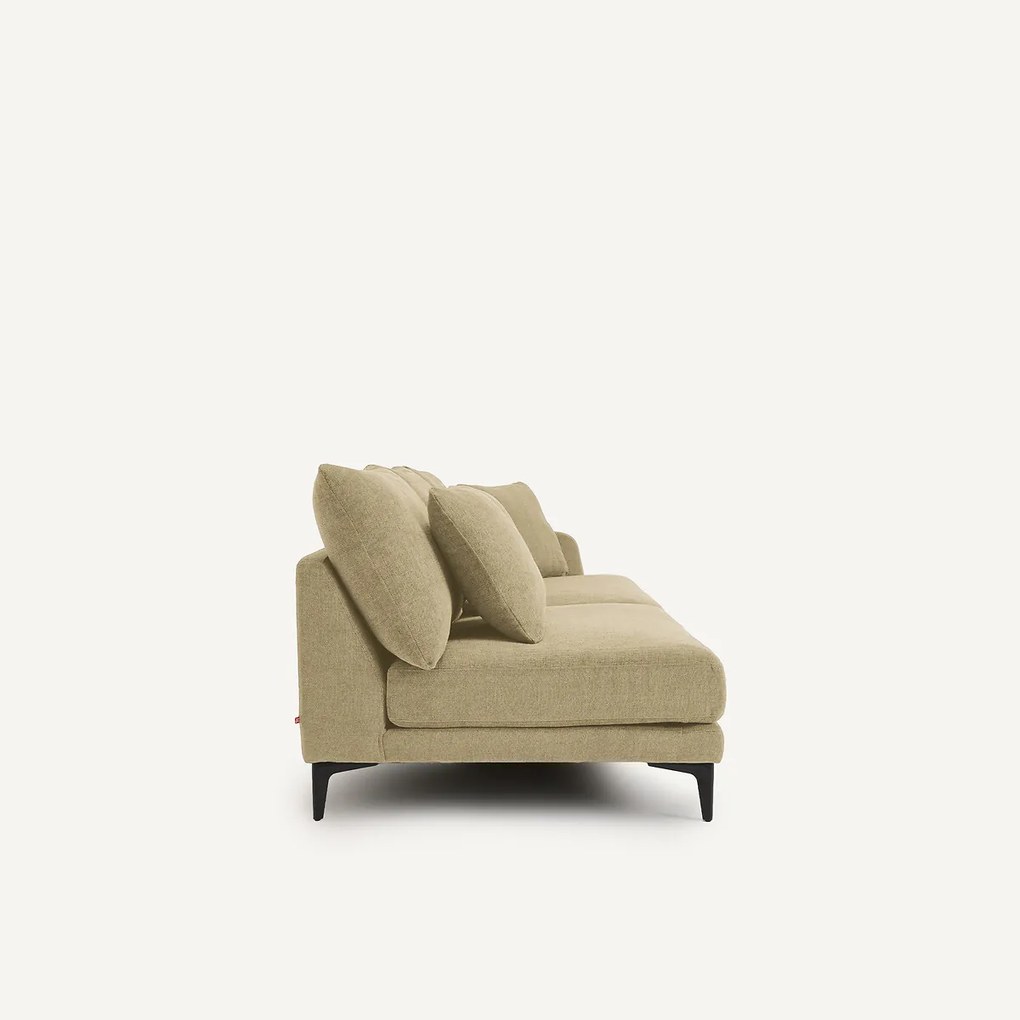 3-zits halve bank van gevlochten polyester, MODERNISTE, ontwerp Emmanuel Gallina