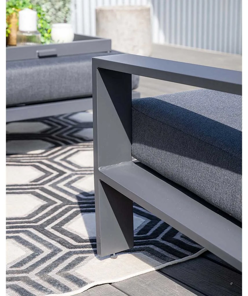 Garden Impressions Coba loungeset 5-delig donker grijs