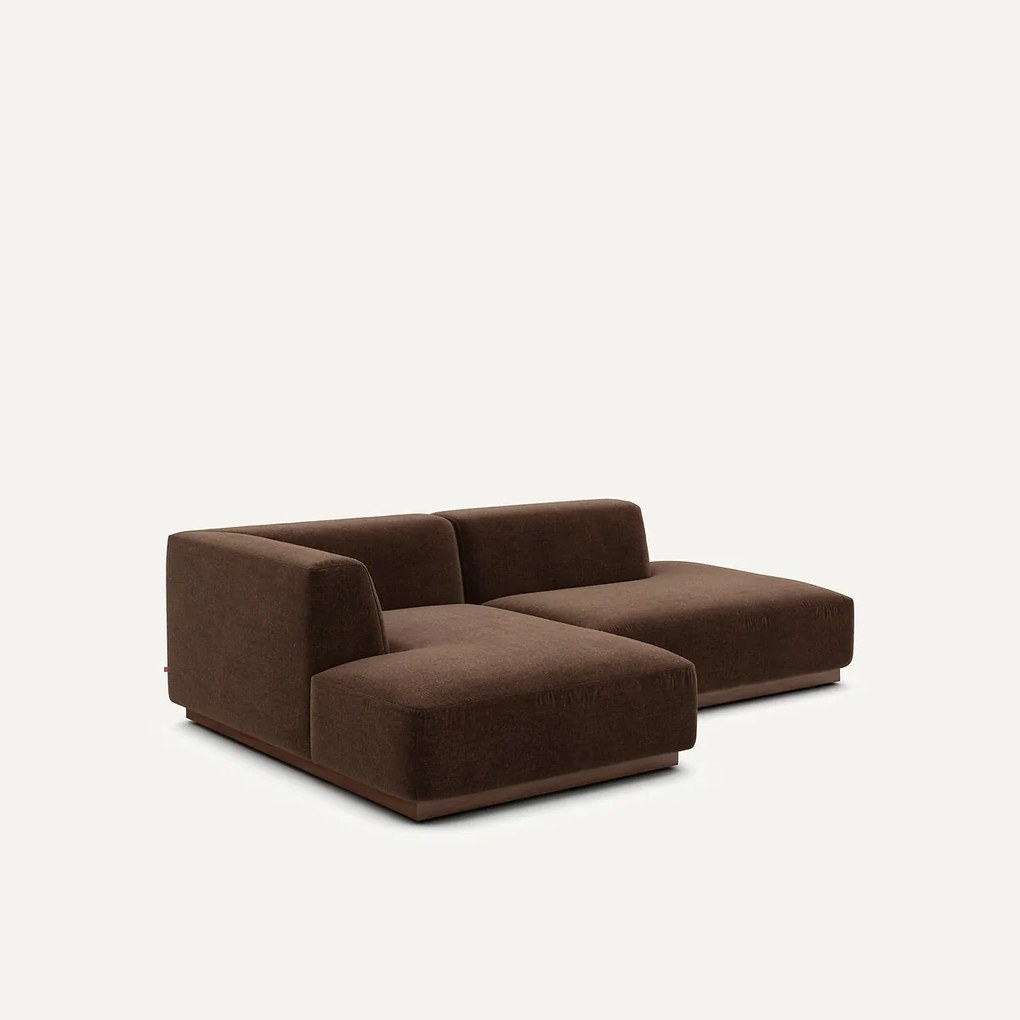 Linker hoekbank chenille fluweel, Jacopo