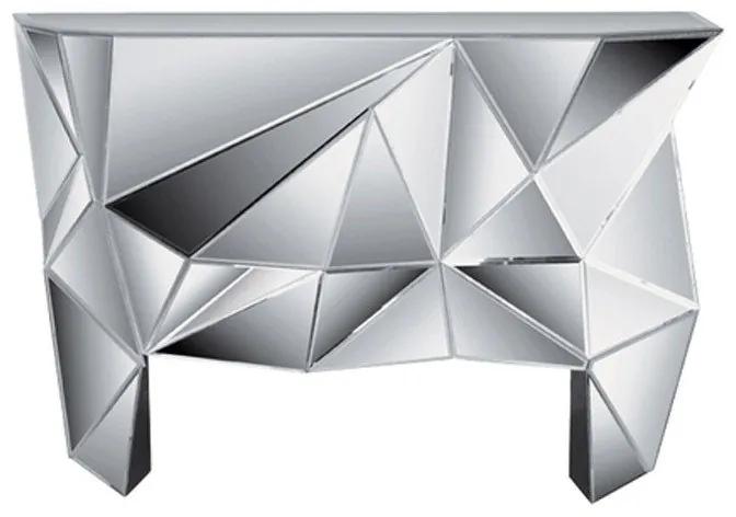 Kare Design Prisma Design Sidetable Spiegelglas - 126 X 38.5cm.