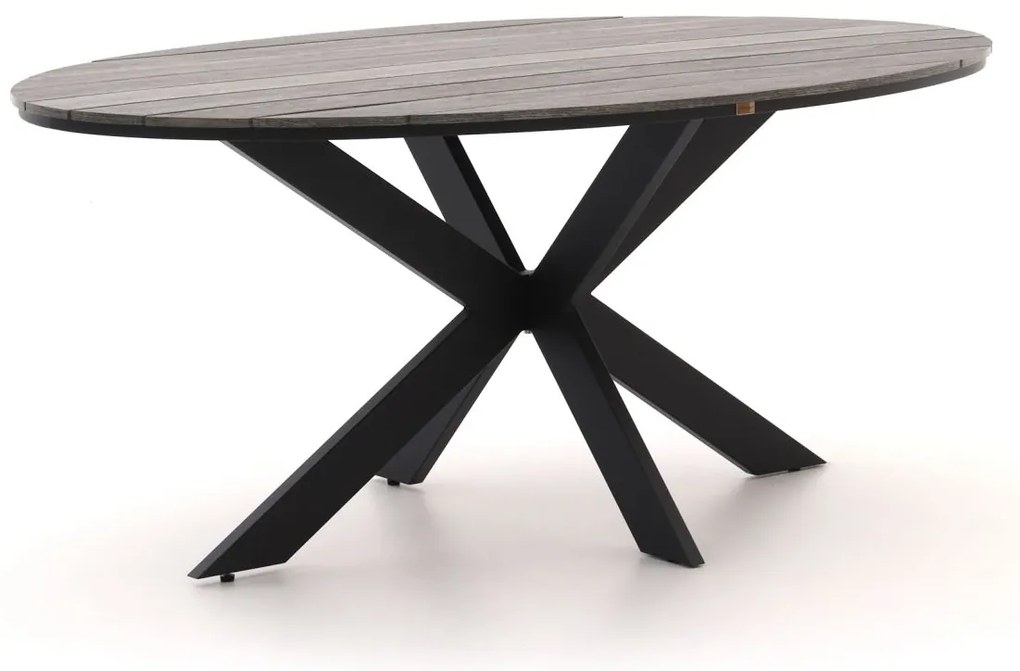 Tuin eettafel Bellagio  | Ovaal  | Tuintafel Polywood | 180x103cm | 6 personen | Kees Smit Tuinmeubelen
