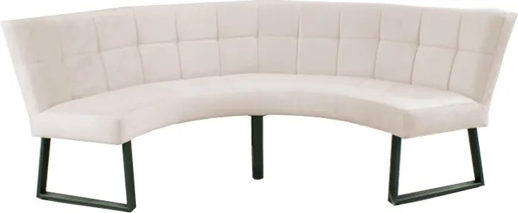 Eetkamerbank - Amsterdam - stof Element zand 17 - geschikt voor tafel 130 cm