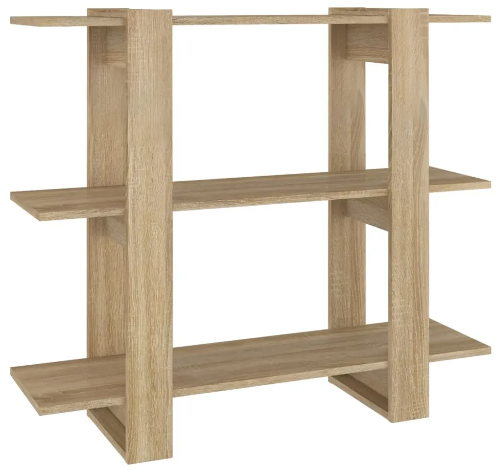 vidaXL Boekenkast/kamerscherm 100x30x87 cm sonoma eikenkleurig