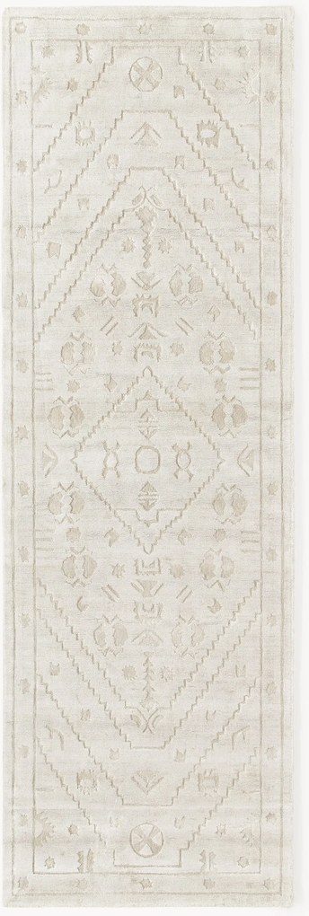 Handgeweven viscose loper Shaila