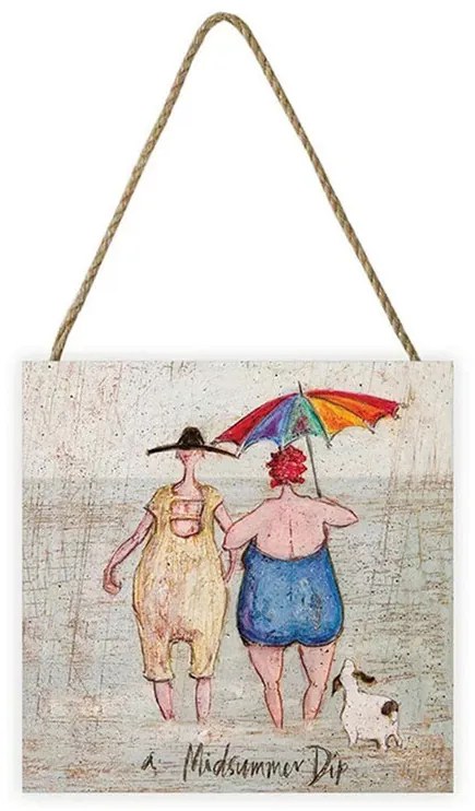 Sam Toft - A Midsummer Dip Schilderij op hout