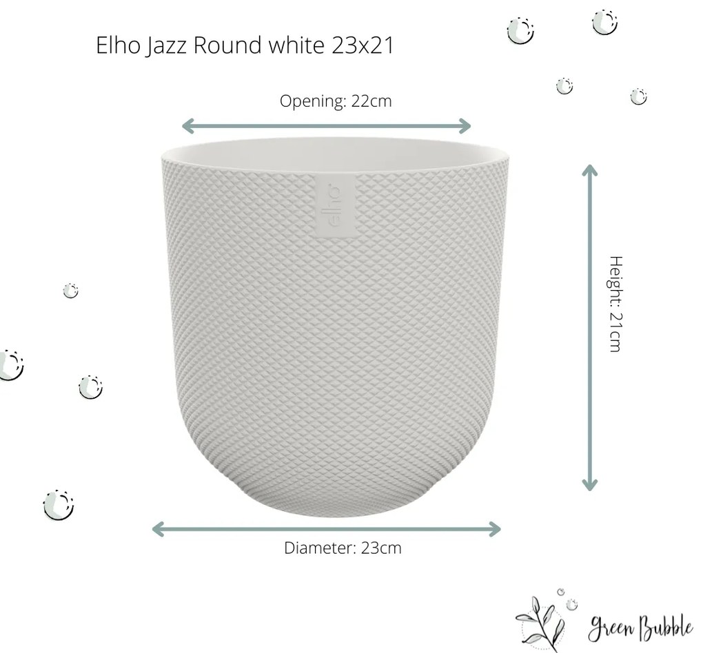 Pot Elho Jazz Round wit