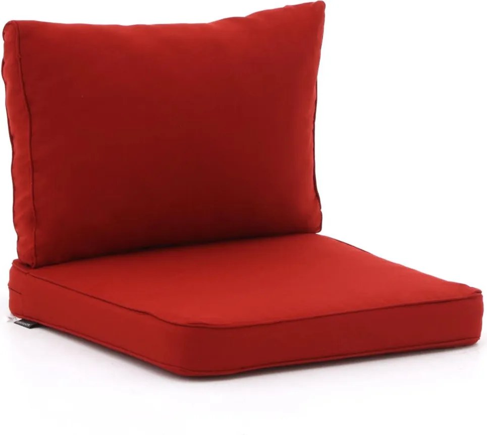 Loungekussen Tuin | Rood | Dralon | Madison | 60x60cm | Kees Smit Tuinmeubelen