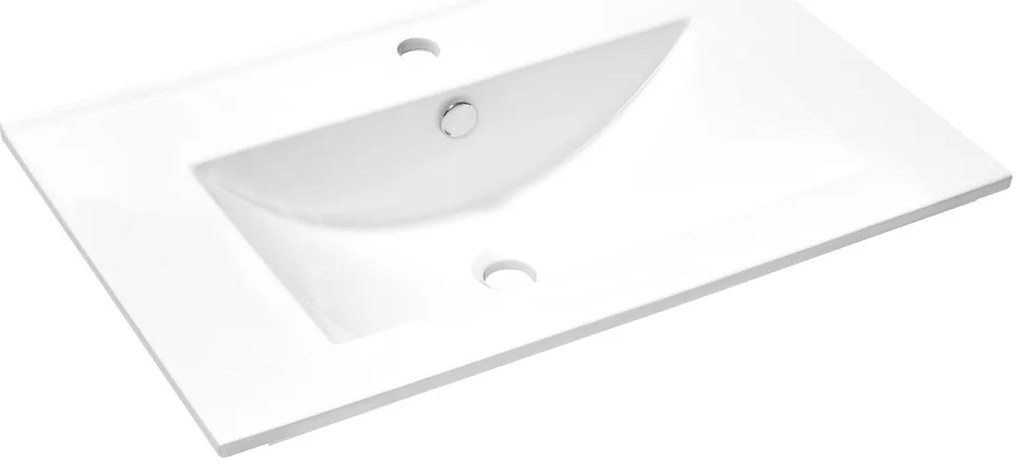 Saniclear Jena keramische wastafel 70cm met kraangat