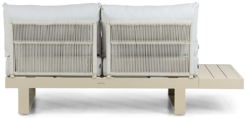 Hoek loungeset 6 personen Aluminium Taupe Lifestyle Garden Furniture Lorenzo
