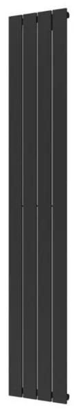 Plieger Cavallino Retto EL elektrische radiator - Nexus zonder thermostaat - 180x29.8cm - 800 watt - zwart grafiet 1317155
