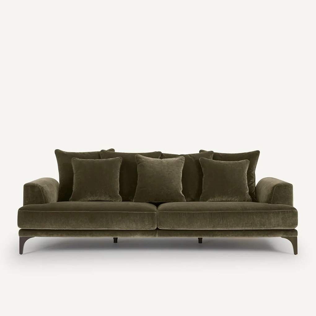 Bank van fluweel linnen, Armento