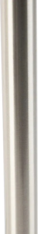 Tafellamp staal met groene kap 25 cm - Simplo