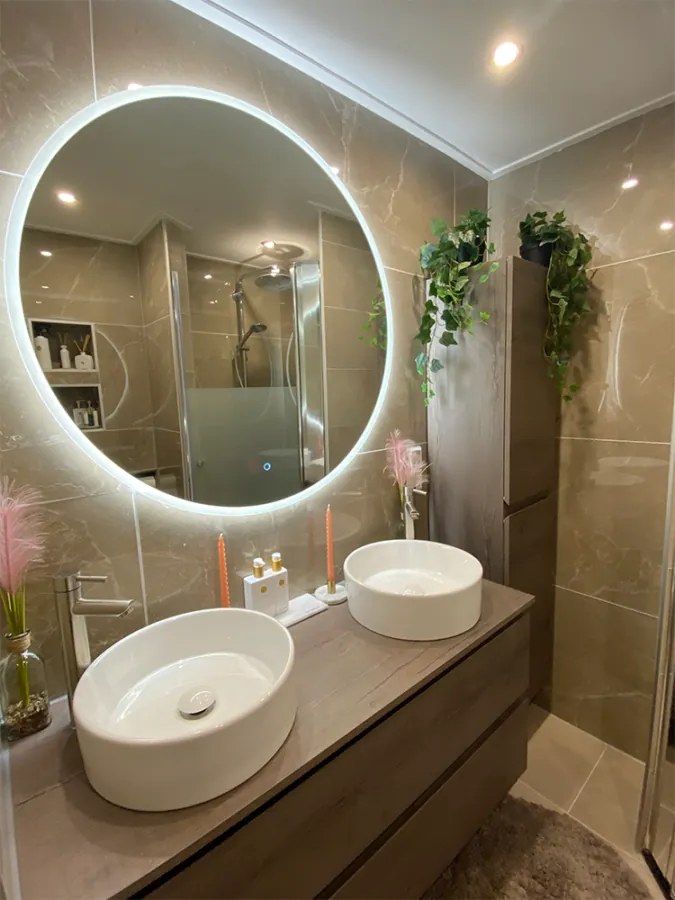 Vloertegel 60x60 Cm Betonlook Beige DC91