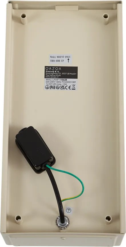 Klassieke buiten wandlamp beige IP44 - Rotterdam