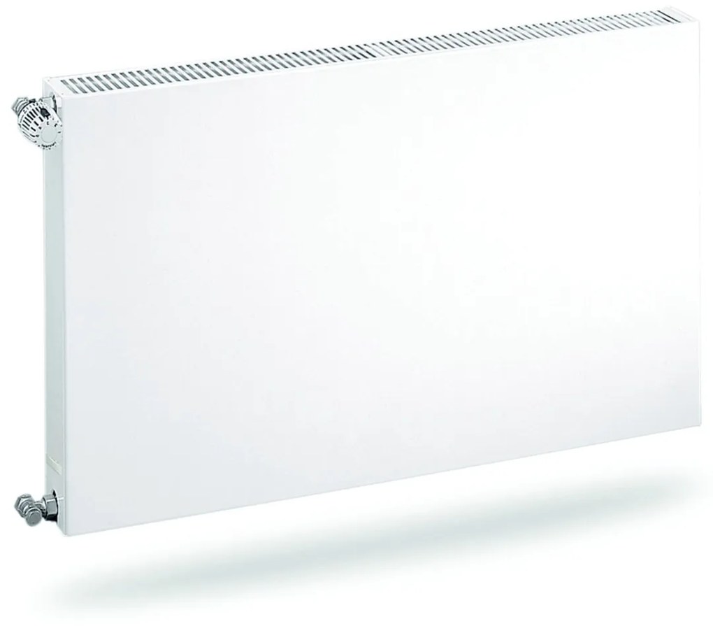 Sanivesk vlakke Plaatradiator Duo Raya Wit 60x80cm 1314 watt