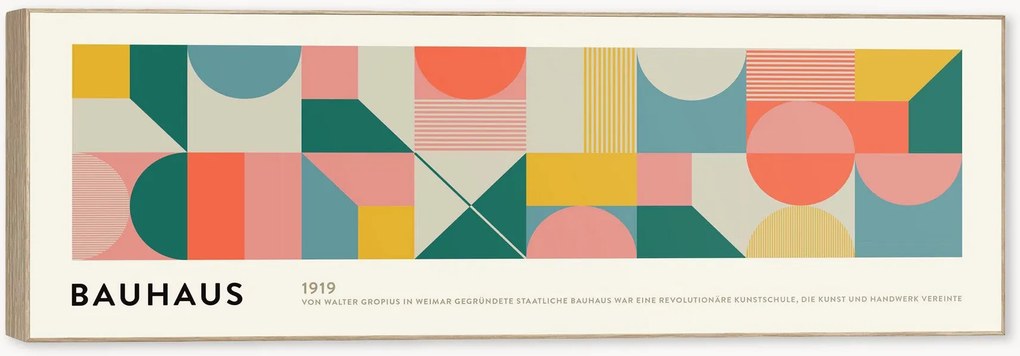 Ingelijste digitale print Bauhaus