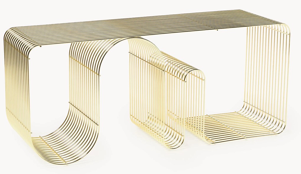 Metalen zitbank Curva