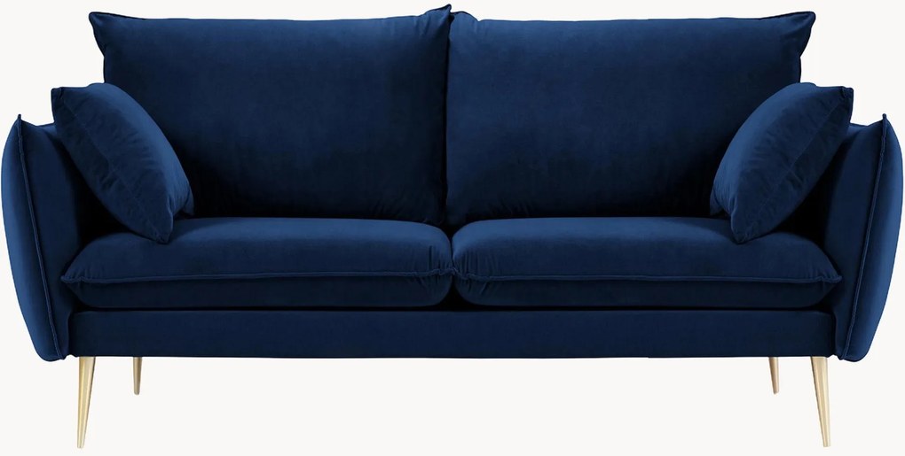 Fluwelen bank Elio (2-zits), B 158 cm