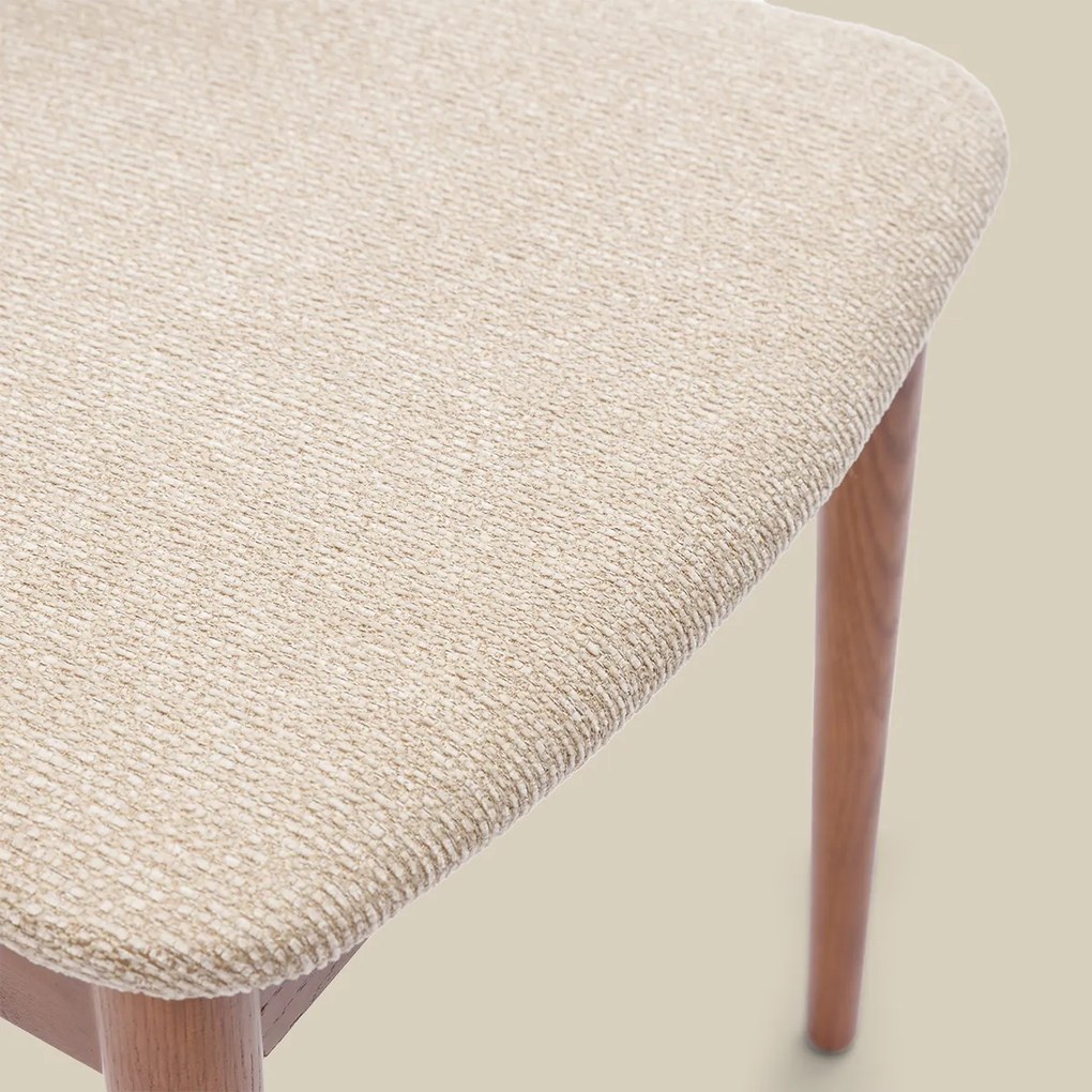 Walnoot Spijlenstoel Scandinavisch Design