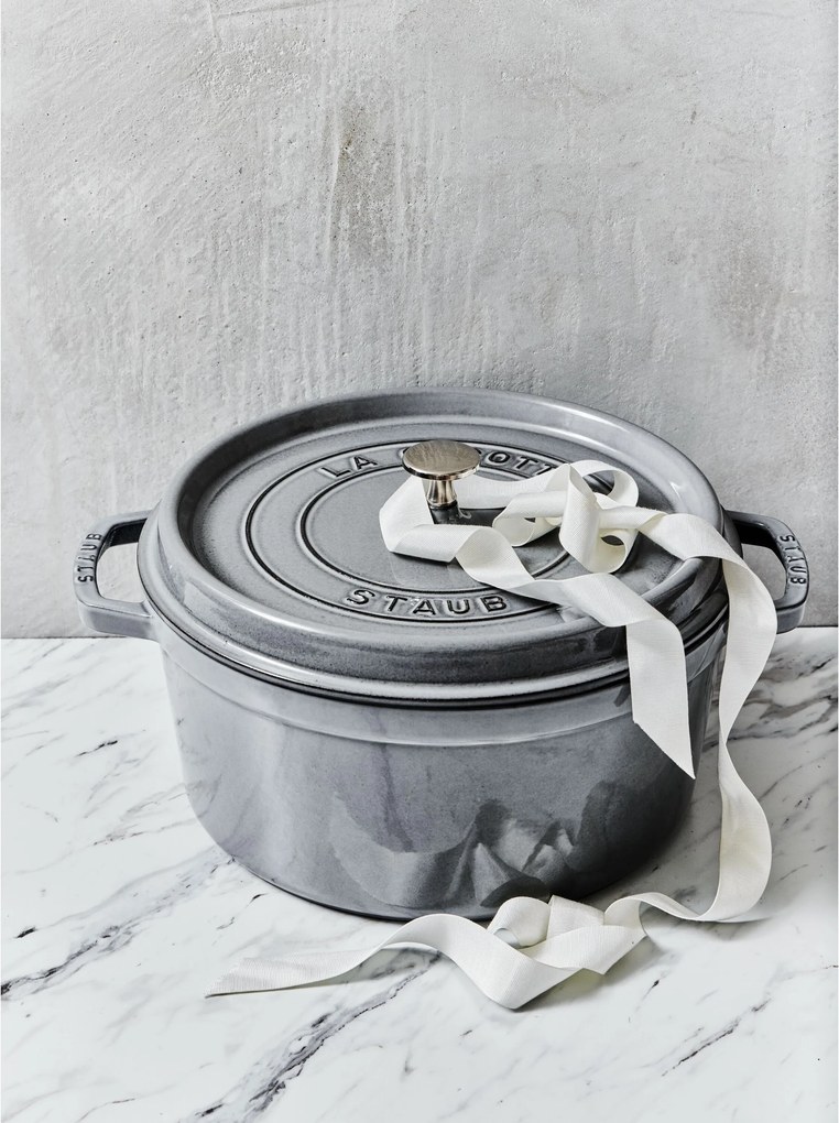 Staub La Cocotte Cocotte 28 cm / 6,75 l, Rond, Grafietgrijs - La Cocotte - Staub