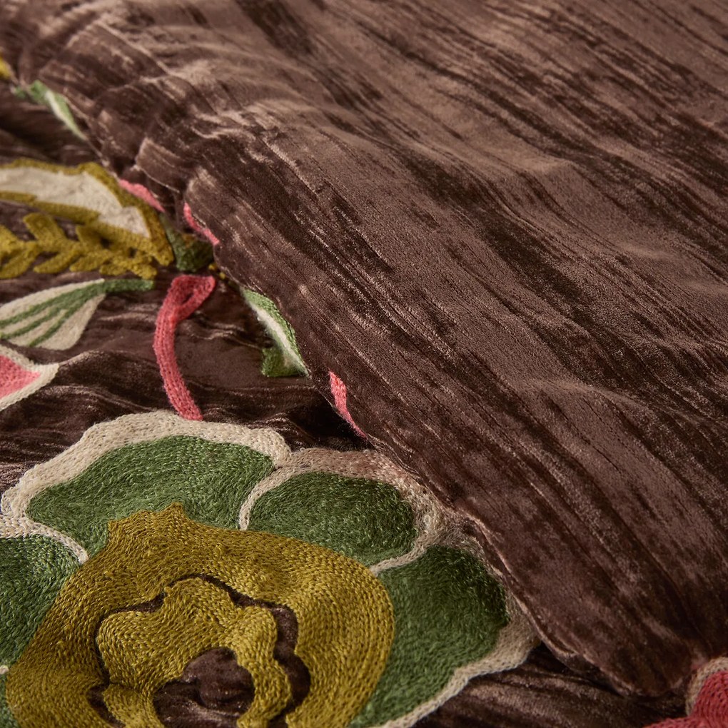 Gewatteerd dekbed in fluweel, Sidonie