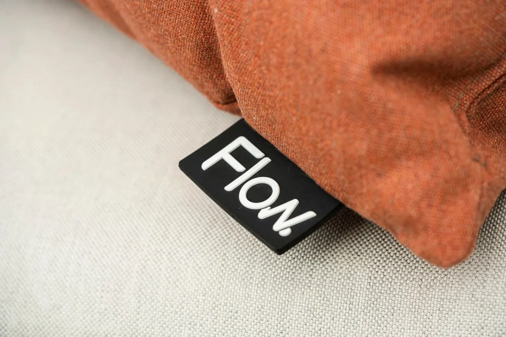 Flow. Easey 3-zits loungebank Graumel chalk All Weather loungeset Sunbrella Loungebank Stoel-bank loungeset outdoor textiel - weerbestendig