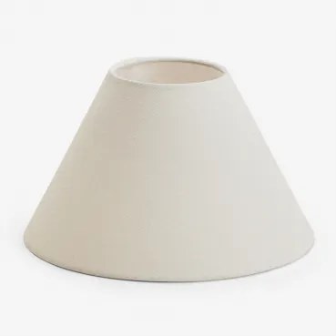 Lampenkap Van Linnen Menorca Wit & Ø20 Cm - Sklum